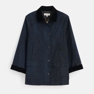 Alex Mill Chiltern Street Jacket In Waxed Cotton Navy